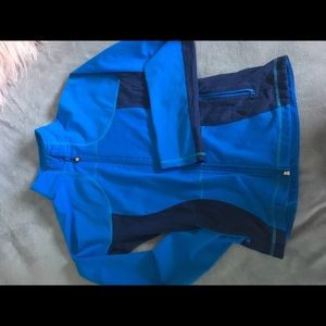 Blue Lululemon athletic zip up